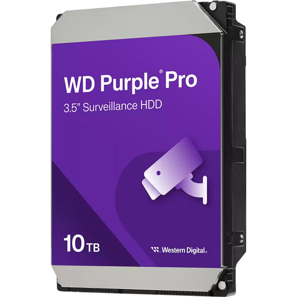 Western Digital WD102Purp Purple Pro HDD, 10 TB, 3,5 inch, SATA 6 GB/s, 7200 tpm, 256 MB, 265 MB/s