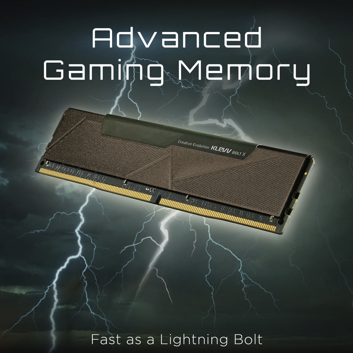 Klevv bolt x 16 gb ddr4-3200 (2x 8 gb) werkgeheugen (zwart, kd48gu880-32a160u, xmp 2.0)