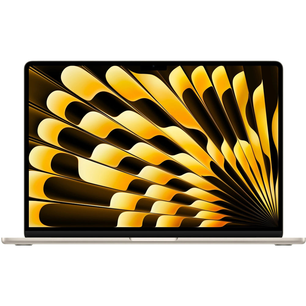 Apple macbook air 2024 15 (mryr3n a) refurbished laptop (sterrenlicht | m3 8 core | 10-core gpu | 8 gb | 256 gb ssd)