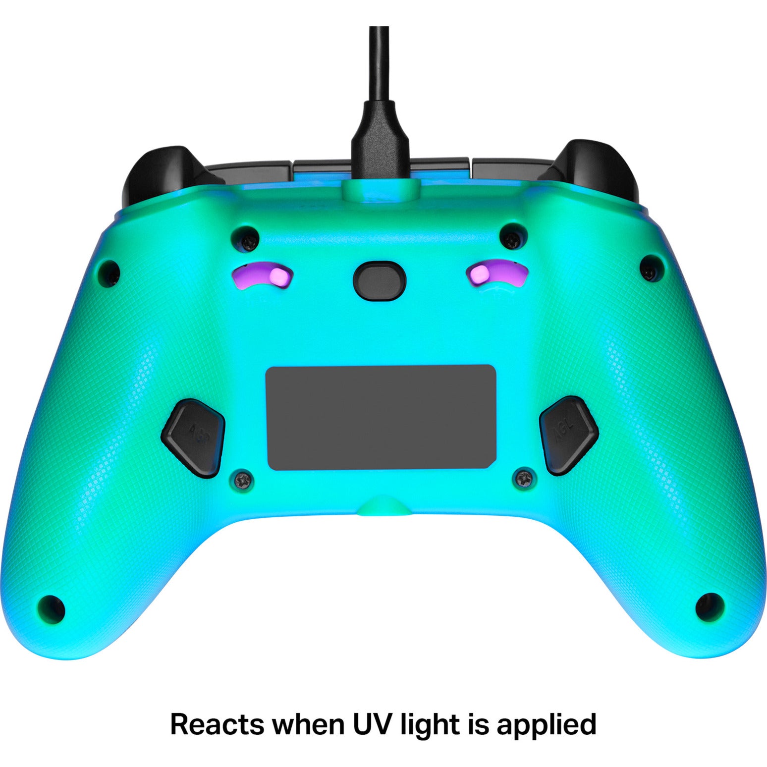 Powera advantage controller met kabel voor de xbox series x|s - fortnite: glow (neongroen, xbox series x|s, xbox one, pc)