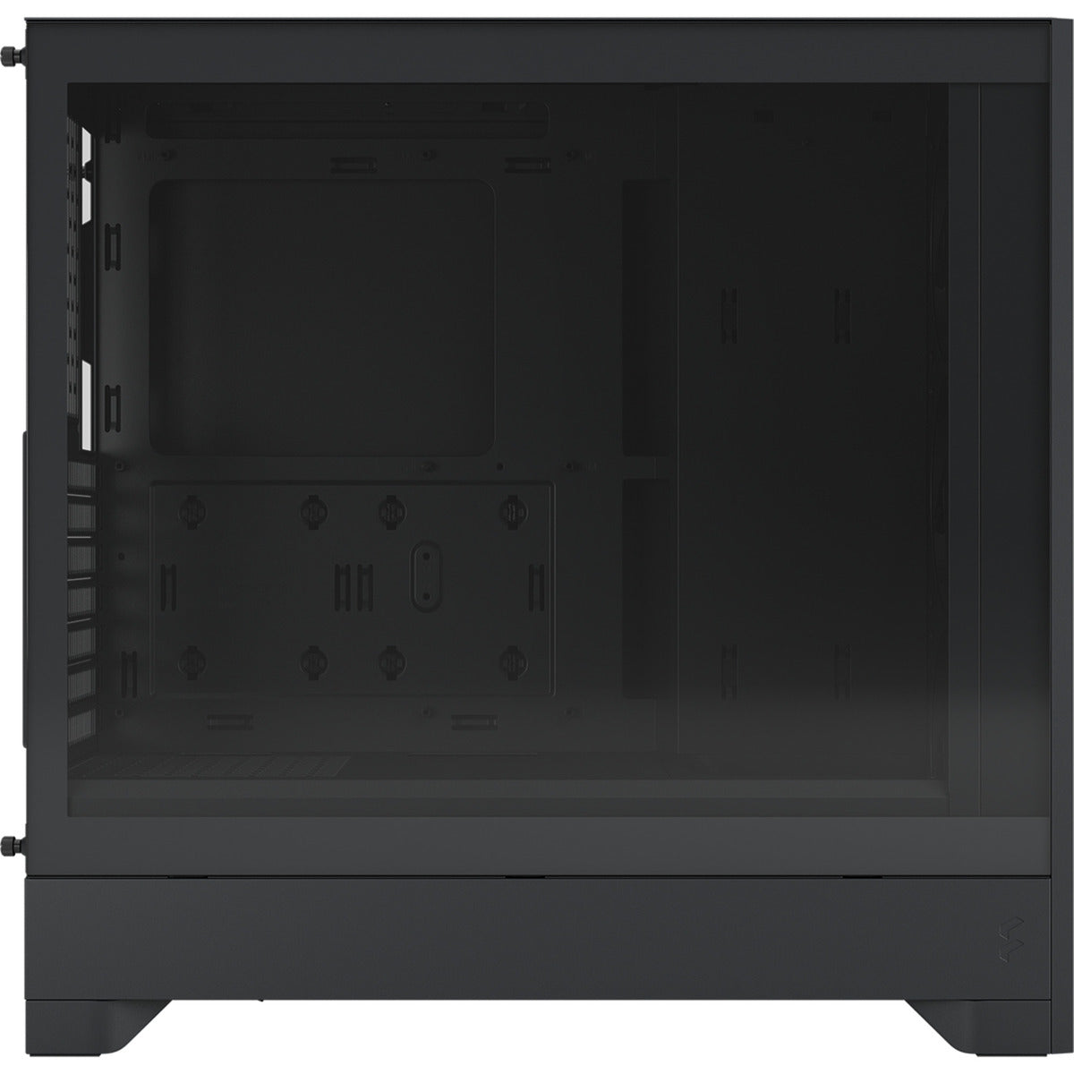 Fractal design pop 2 air midi tower behuizing (zwart | 1x usb-a | 1x usb-c | tempered glass)