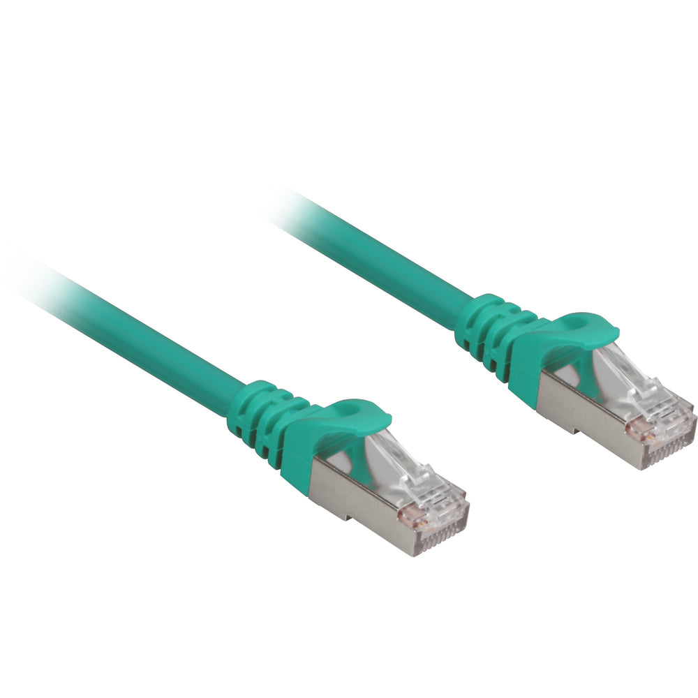 Sharkoon cat.6a netwerkkabel (groen, 0,25 meter, sftp, rj-45, halogeenvrij)