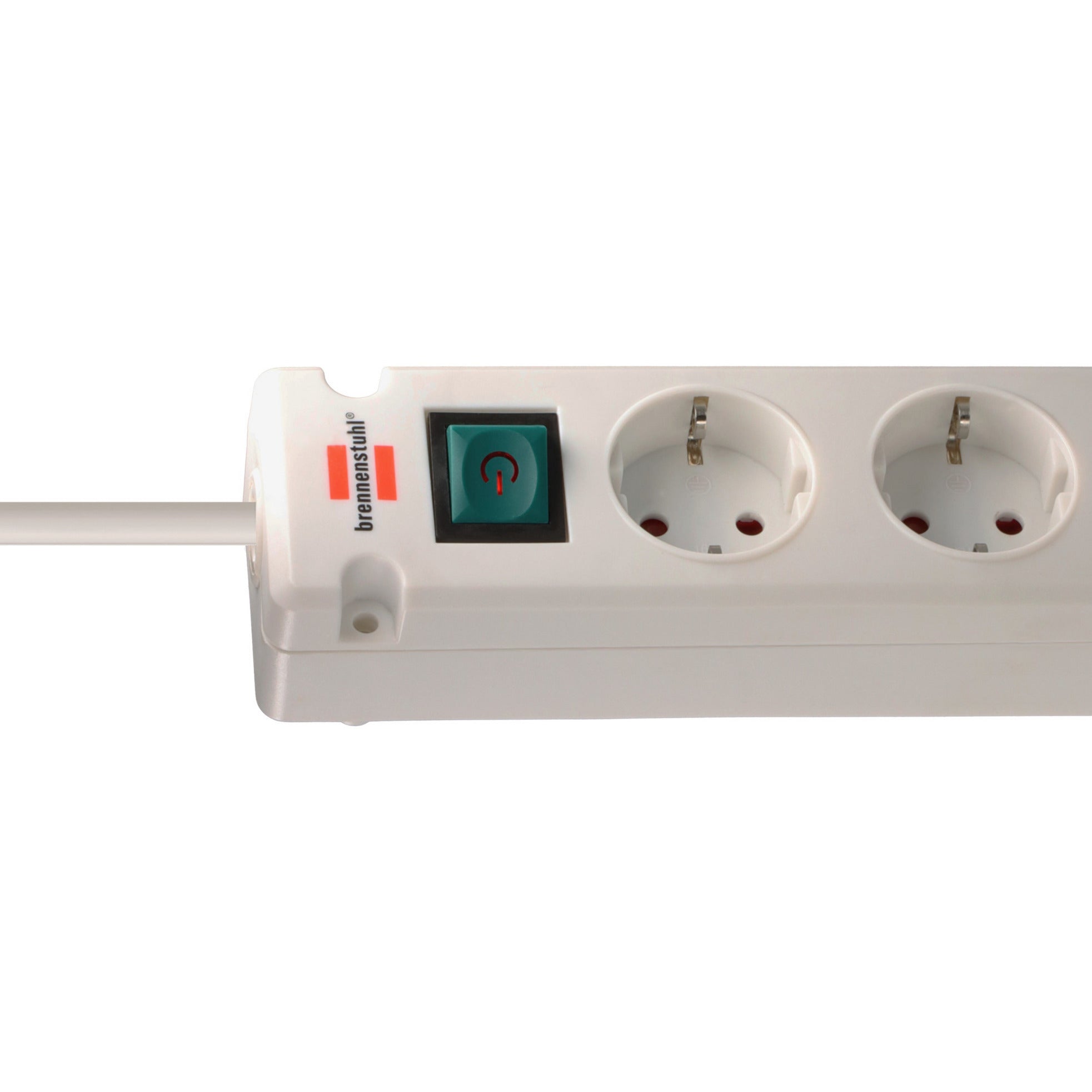 Brennenstuhl bremounta stekkerdoos 5-voudig met 2 usb c-laadcontactdozen stekkerdoos (wit, 2x usb c)