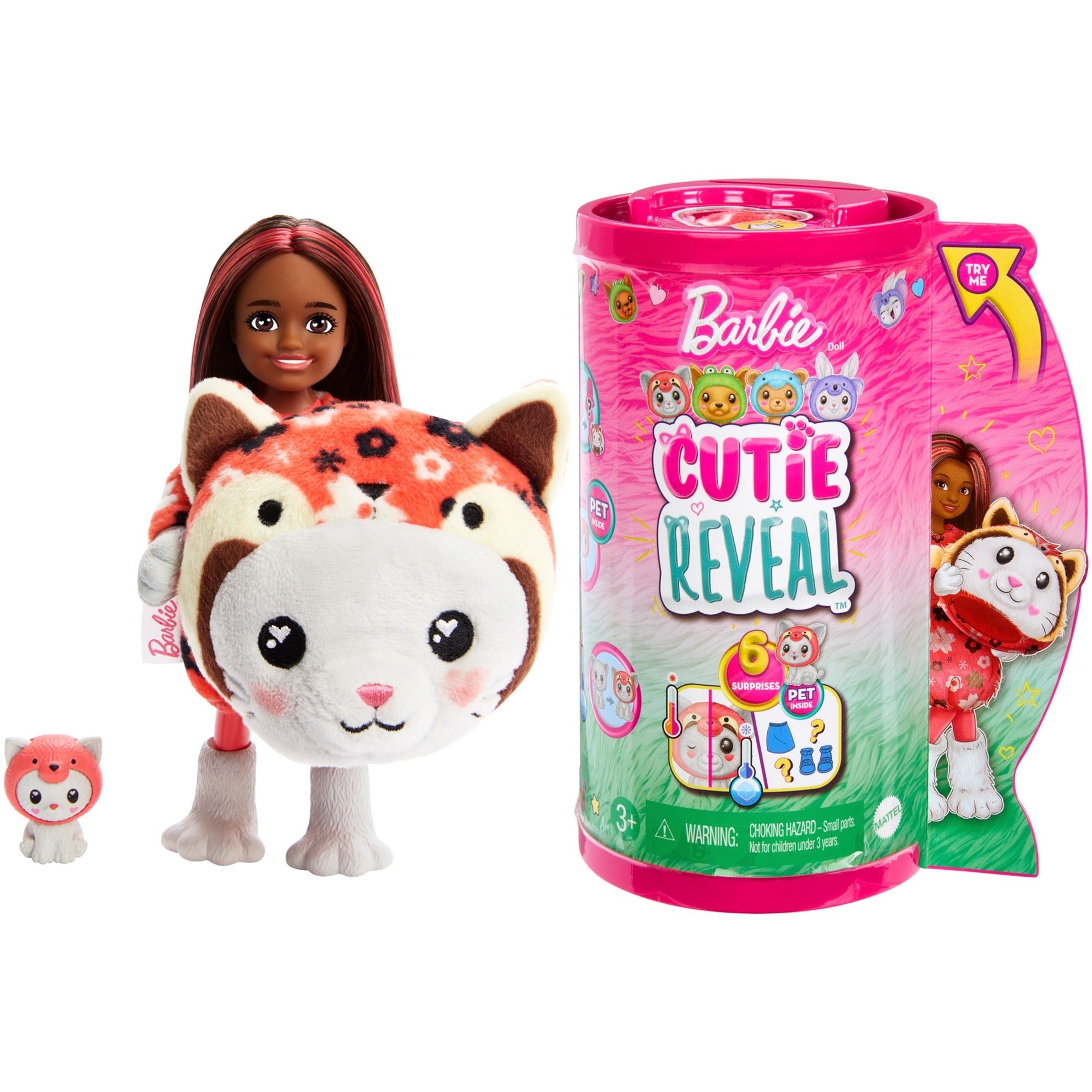 Mattel Cutie Reveal Chelsea Kitten als reed pand