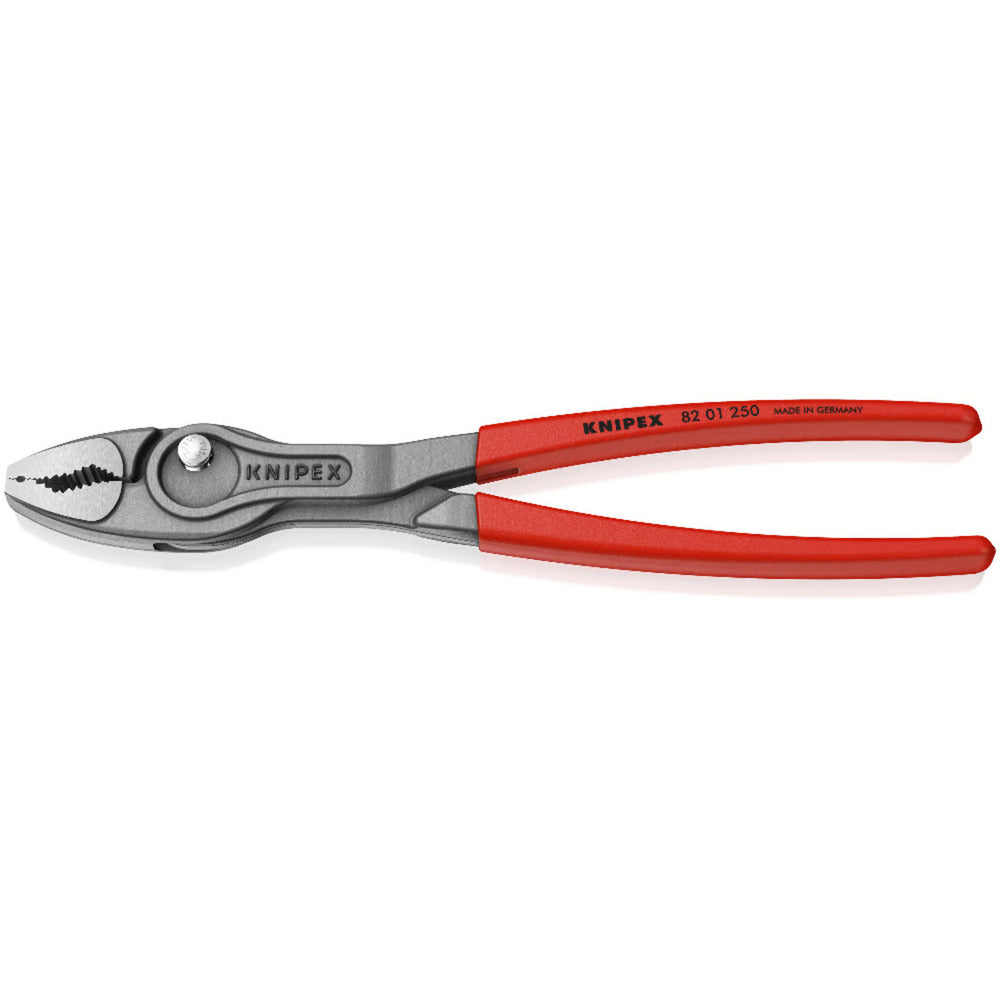 Knipex twingrip, voor- en zij-grijptang (rood)