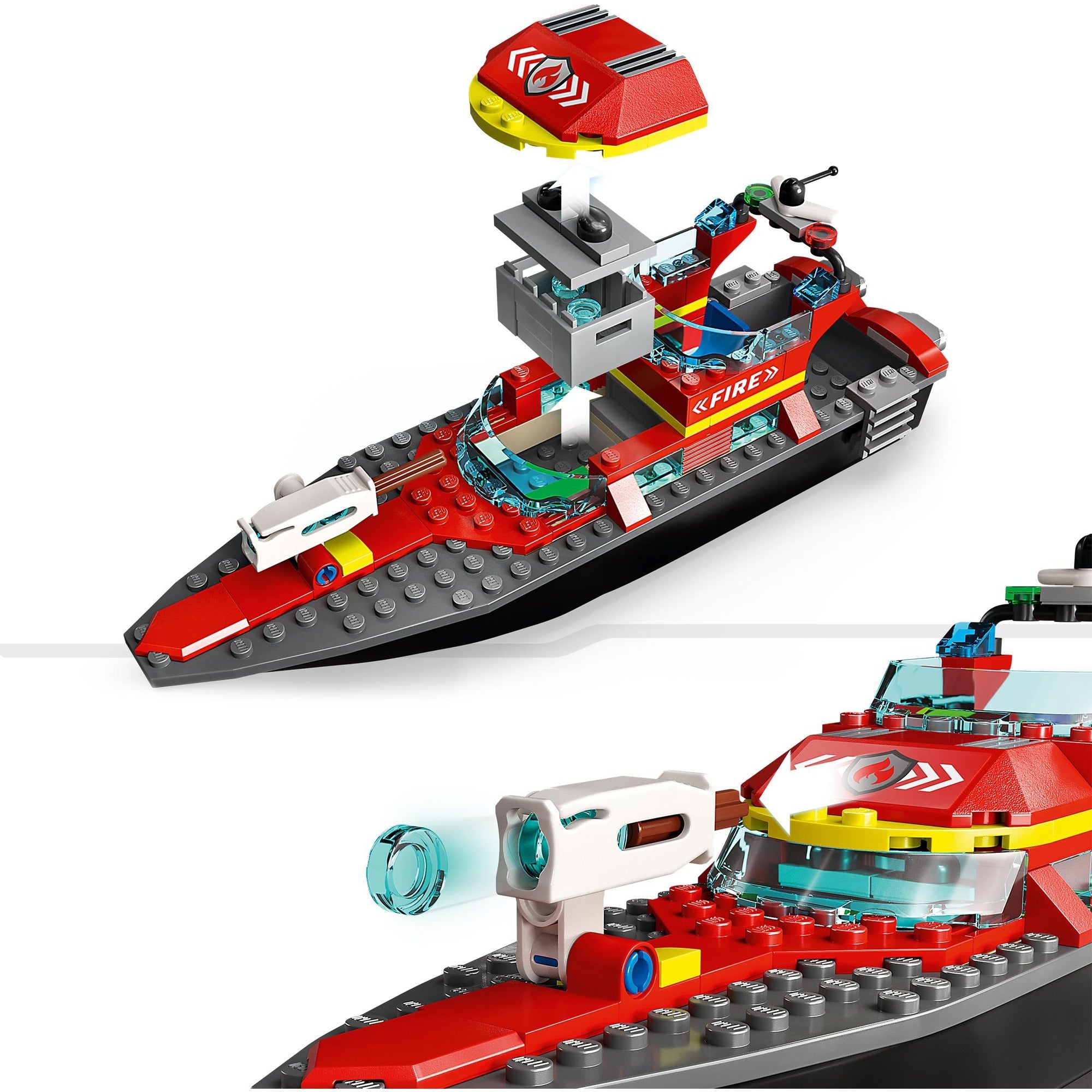 Lego city brandweer reddingsboot 60373