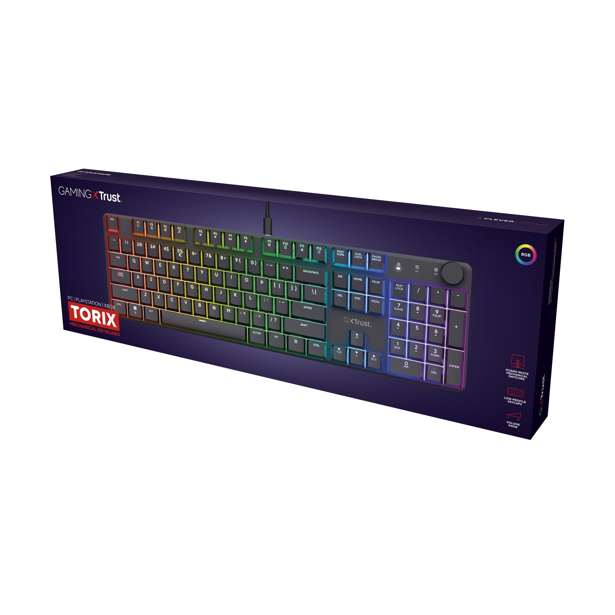 Trust Trust GXT 866 Torix Hoogwaardig mechanische gaming-toetse