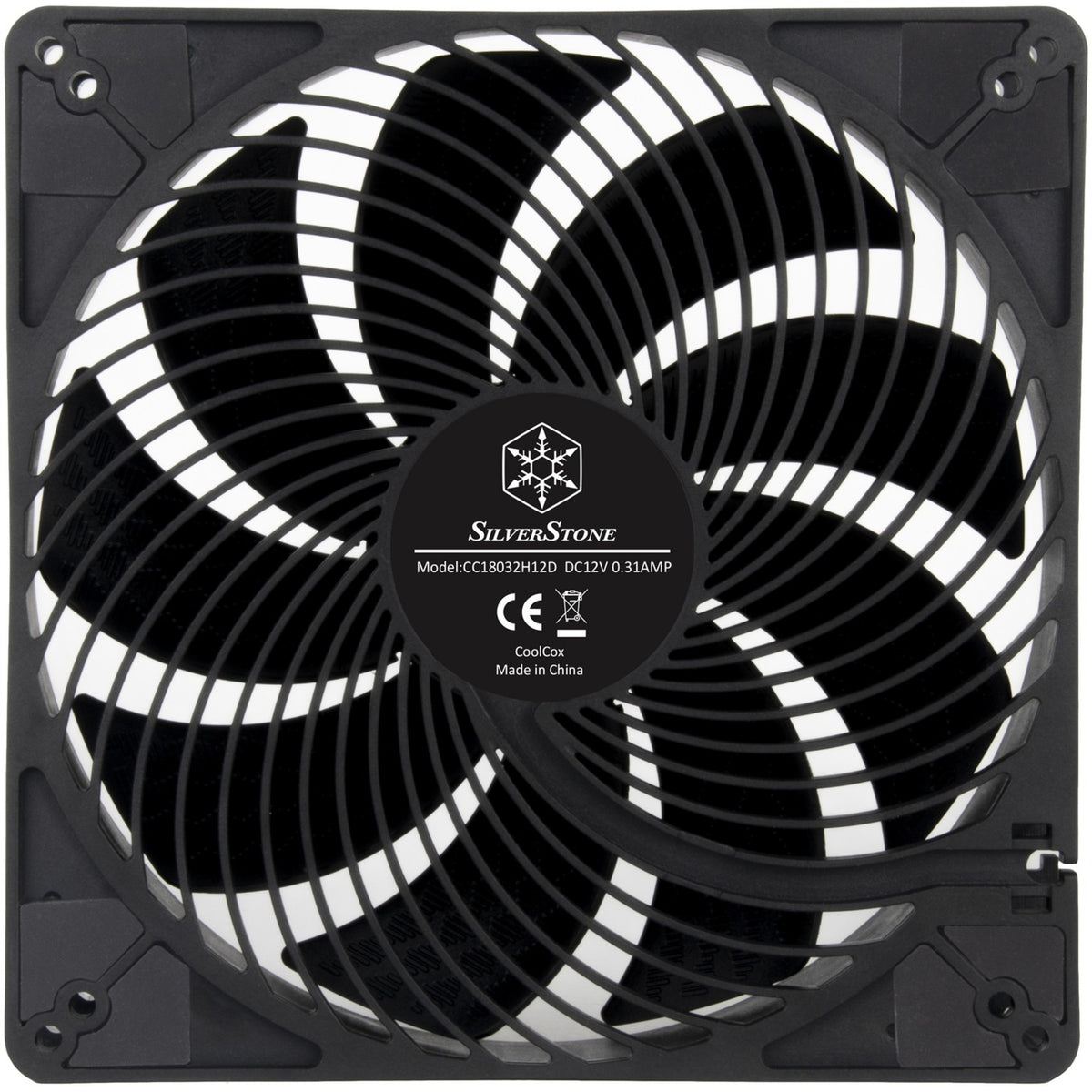 Silverstone Air Penetrator 184i Pro Case Fan (black, 180 x 180 x 32 mm, PWM)