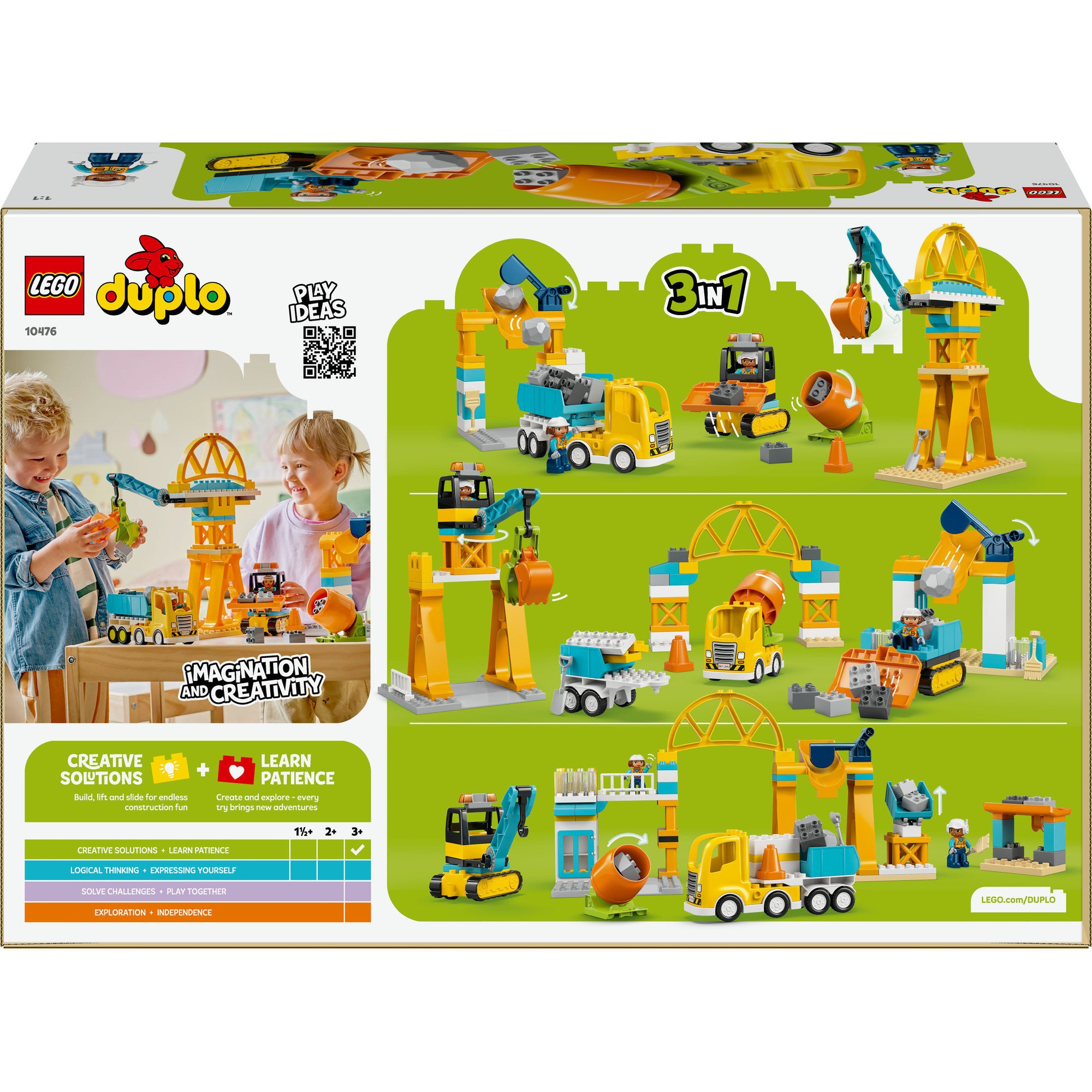 Lego duplo town 10476 - bouwplaats - meisjes en jongens - multicolor