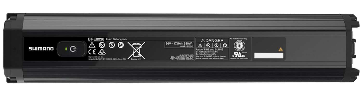 Shimano steps bt-e8036 630wh battery integrated