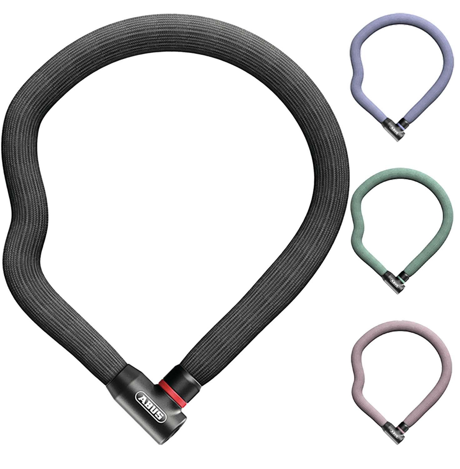 Abus kettingslot gans 4204k 110 zwart. beveiligingsniveau 6