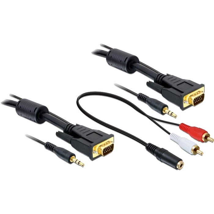 DeLOCK DeLOCK Kabel VGA + Geluid 5m mannelijk-mannelijk
