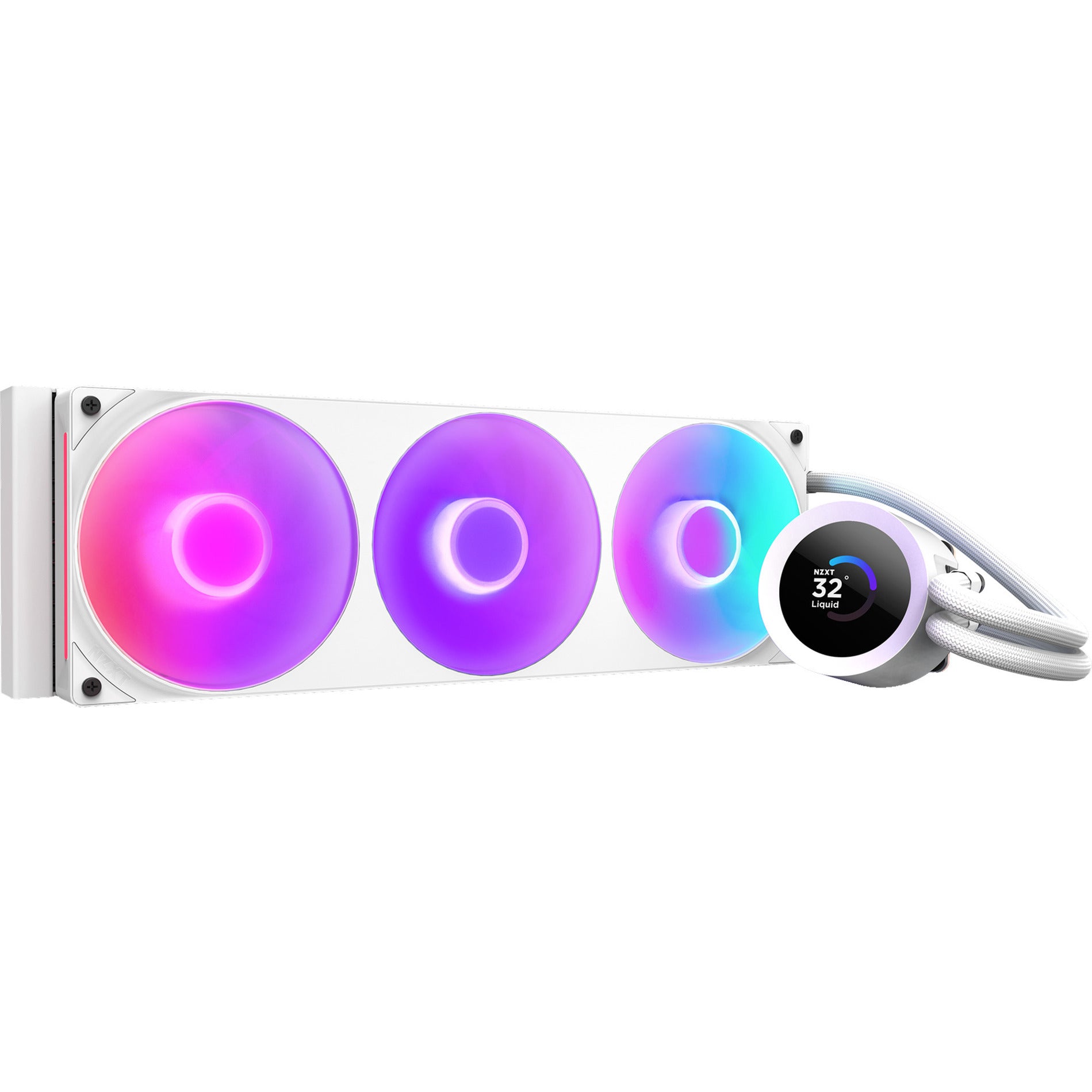 Nzxt kraken plus 360 rgb waterkoeling (wit)