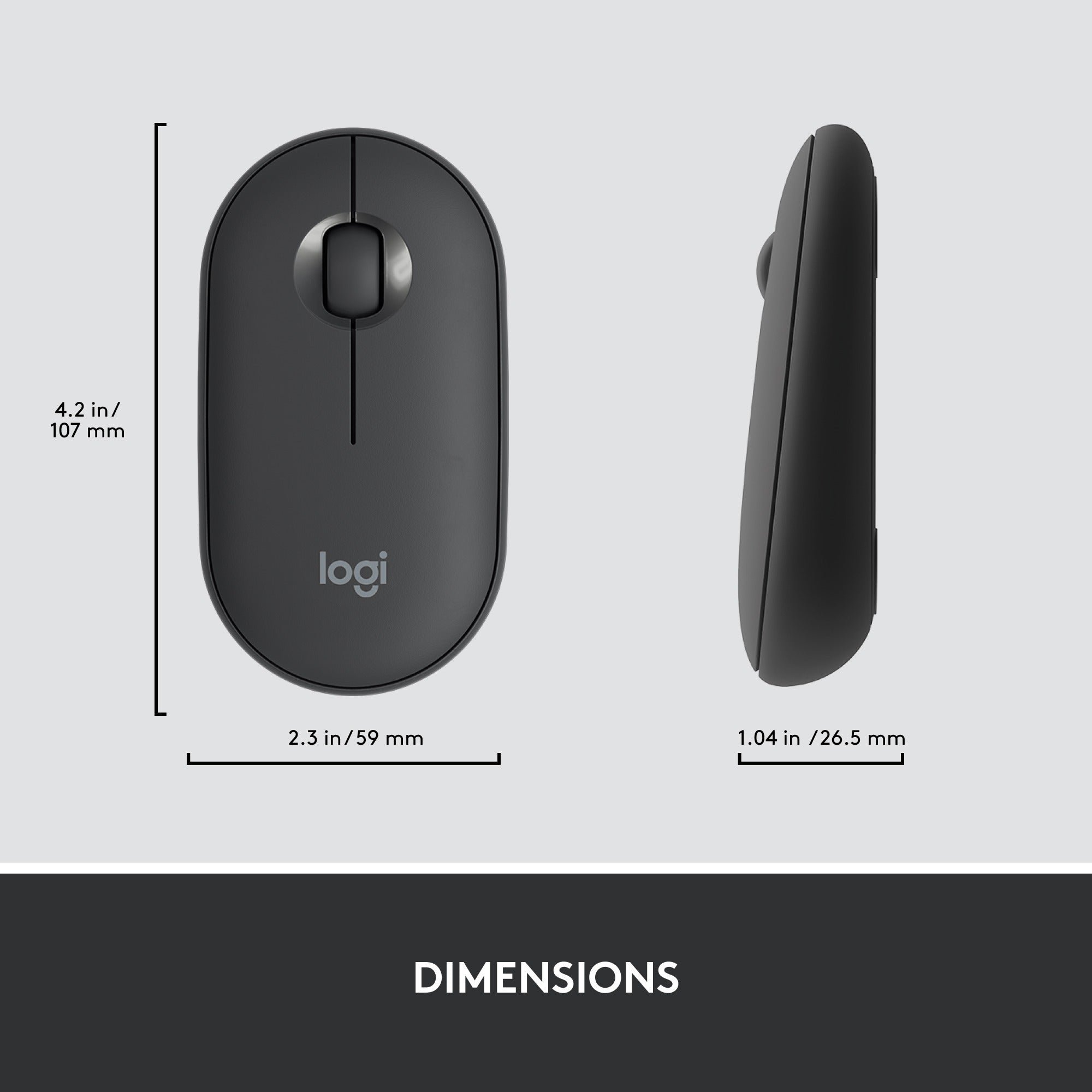 Logitech mk470 slim wireless keyboard and mouse combo , desktopset (zwart, us-international, scissor switches, 1000 dpi)