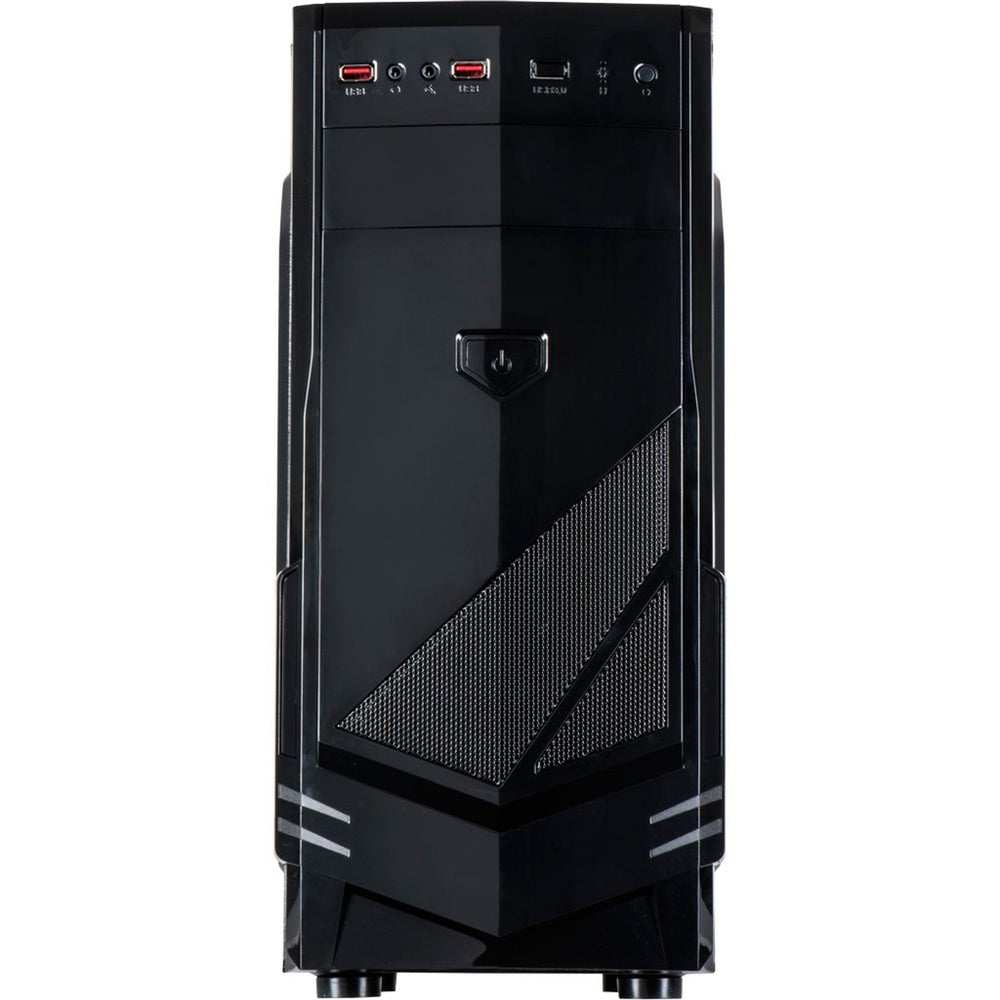 Inter-tech b-30 midi tower behuizing (zwart | 2x usb-a)