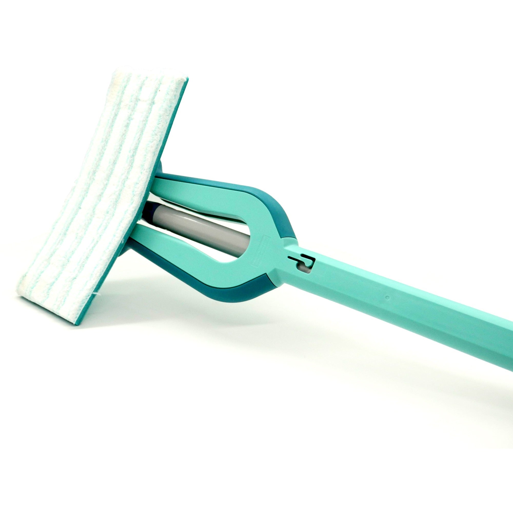 Leifheit picobello vloerwisser s micro duo met steel - 27 cm wisbreedte - turqouise - grijs