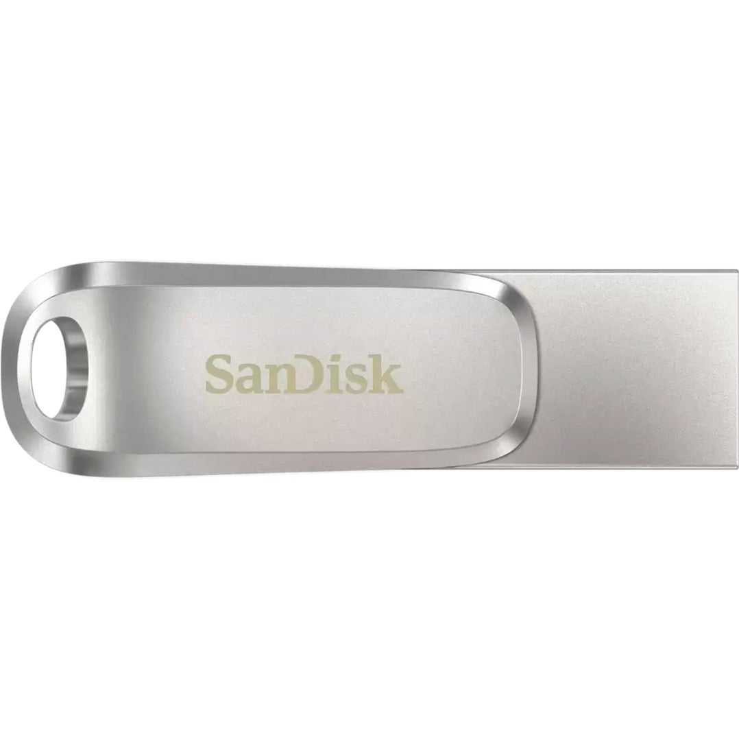 Sandisk ultra dual drive luxe 256 gb usb-stick (zilver, usb-a 3.2 gen 1, usb-c 3.2 gen 1)