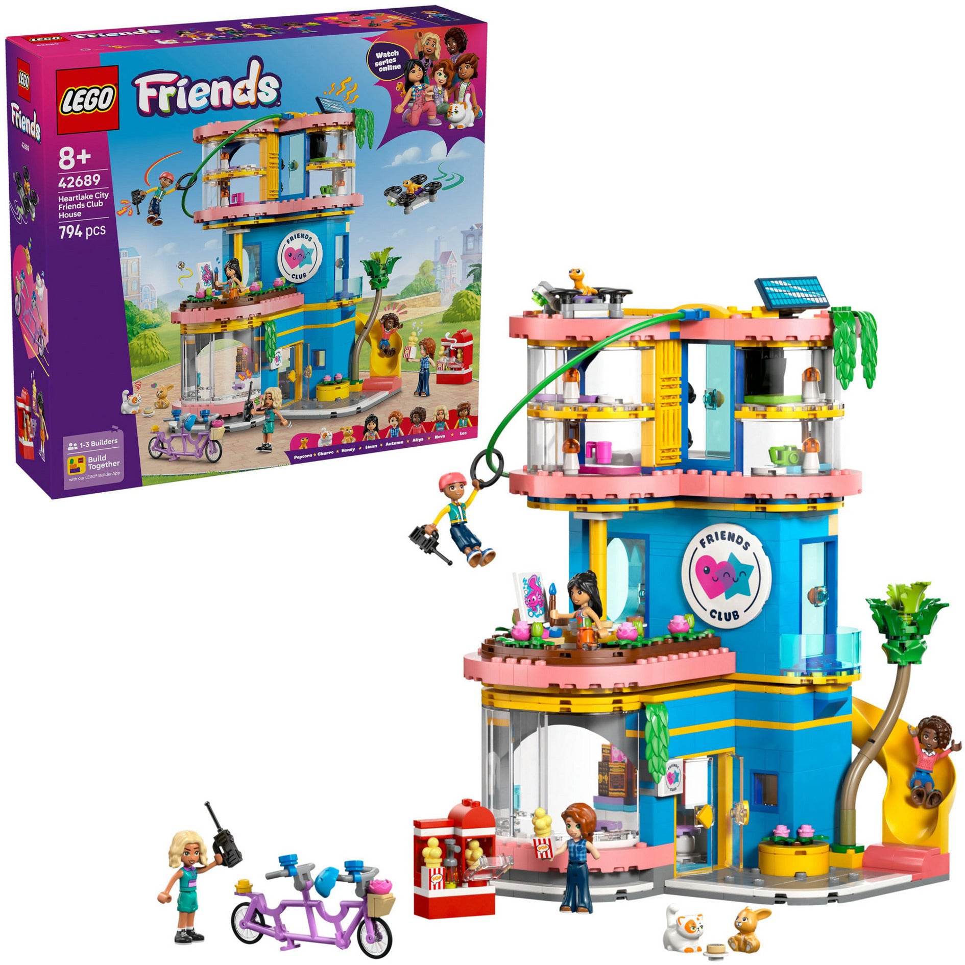Lego friends 42689 - heartlake city clubhuis