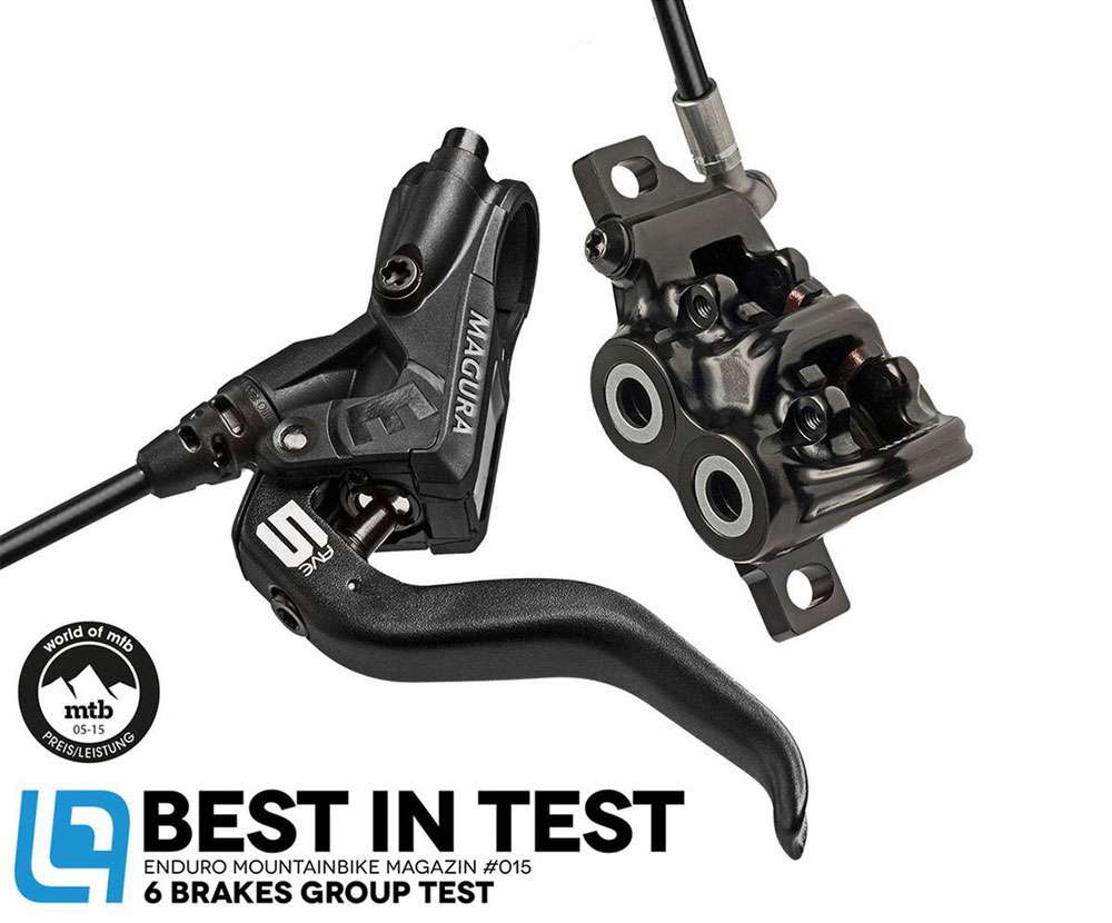 Magura MT5 Levier de frein avec étrier avec conduite de frein 2700477