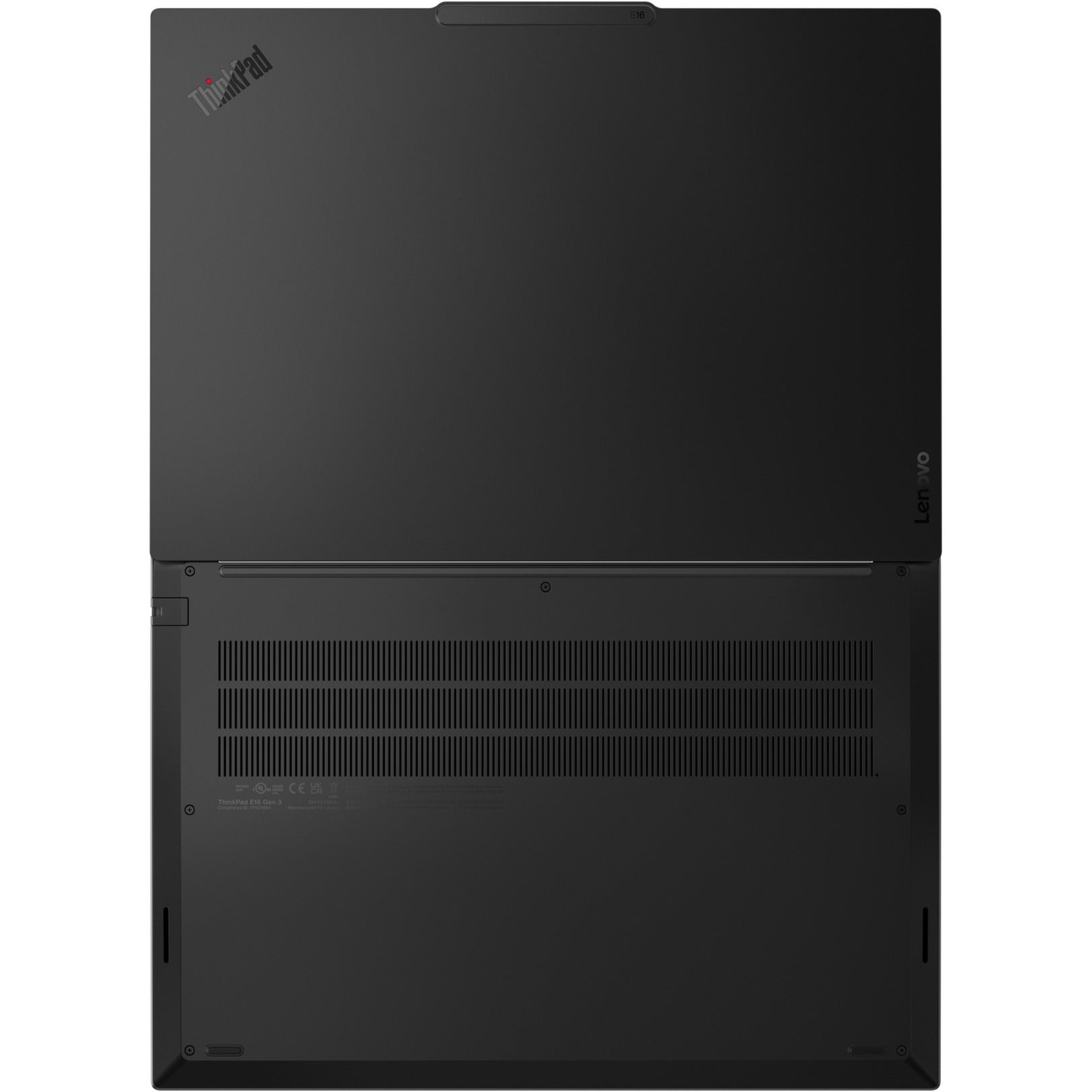 Lenovo thinkpad e16 gen 3 (21sr002fmh) 16 laptop (zwart | ultra 7 255h | arc 140t | 16 gb | 512 gb ssd)