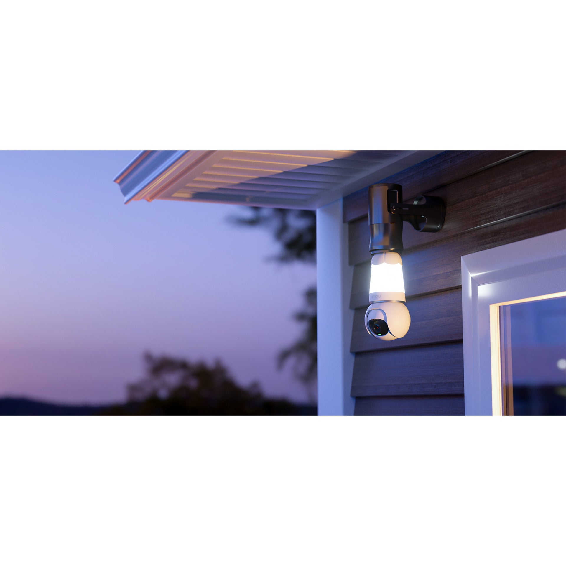 Imou bulb cam 2k beveiligingscamera (wit, e26 e27 universele schroeffitting)