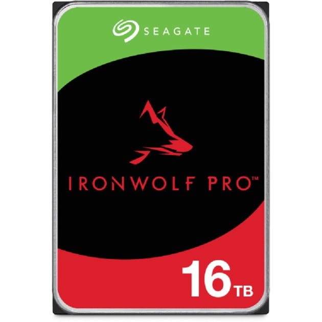 Seagate ironwolf pro 16 tb harde schijf (st16000nt001, sata 600, 24 7)
