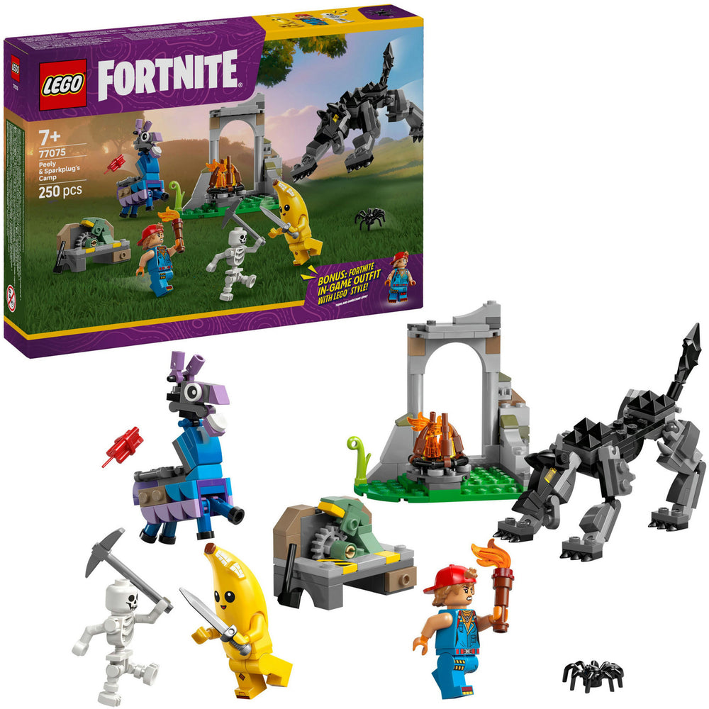 Lego 77075 fortnite peely en bougies kamp