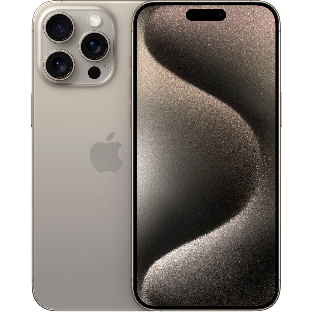 Apple iphone 15 pro max smartphone (titanium, 256 gb, ios)