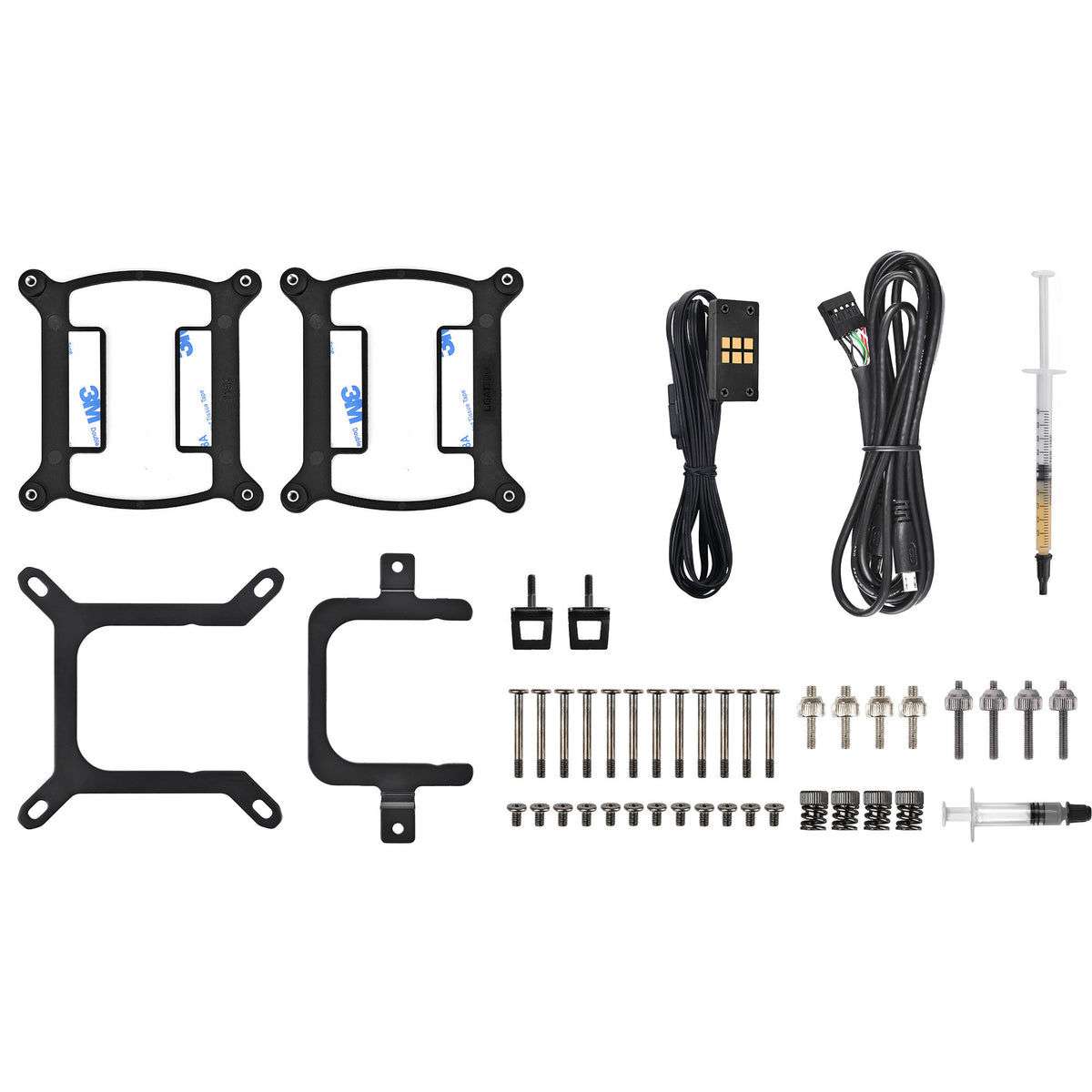 Thermaltake magcurve 360 ultra argb sync aio liquid cooler waterkoeling (zwart)