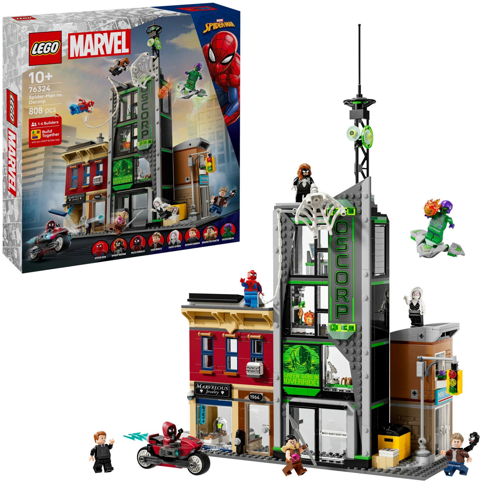 Lego ® marvel spider-man vs. oscorp - 76324