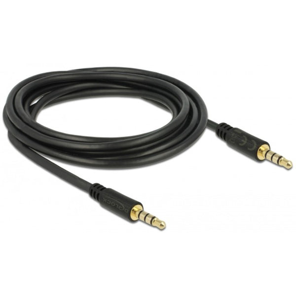 Delock 3.5mm Cable (Black, 3 meters)