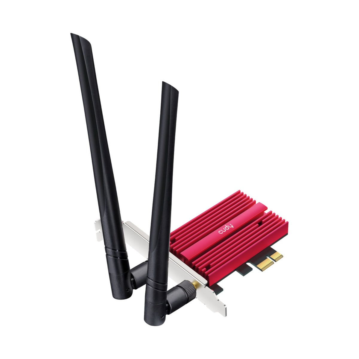 Cudy ax5400 wi-fi 6e bluetooth 5.3 pci-e wlan adapter (rood)