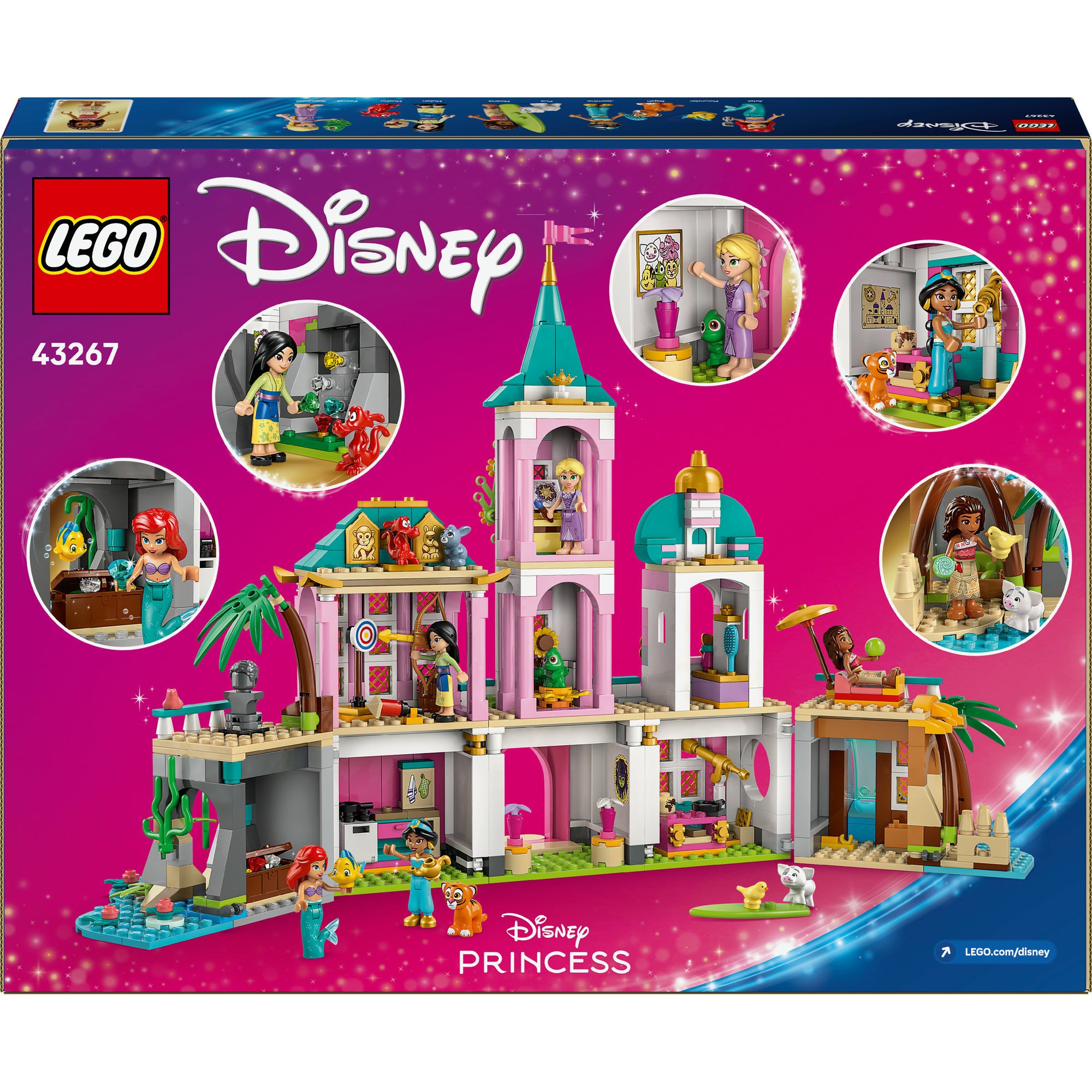 Lego ® disney prinsessenkasteel en koninklijke huisdieren - 43267