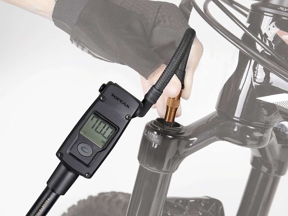 Topeak minipomp Pocket Shock digitaal