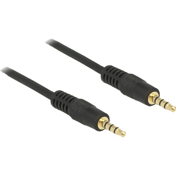 Delock 3.5 mm Cable (black, 1 meter)