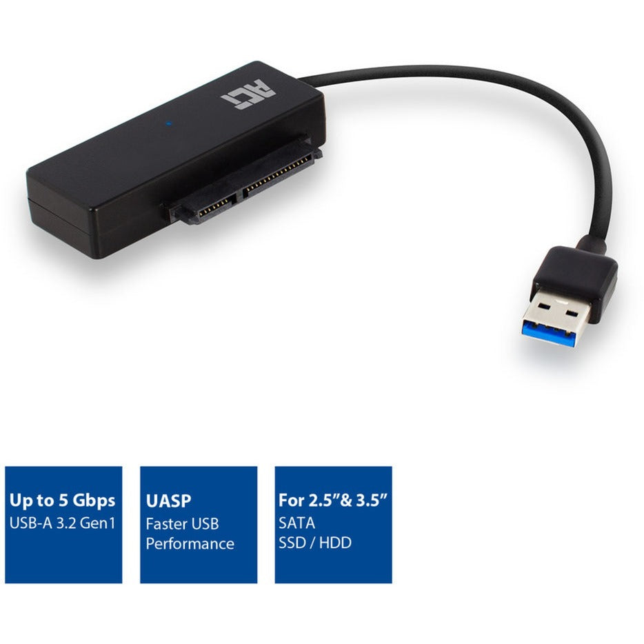 ACT Connectiviteit Connectiviteit USB 3.2 Gen1 naar 2,5 3,5 inch SATA Adapterkabel v