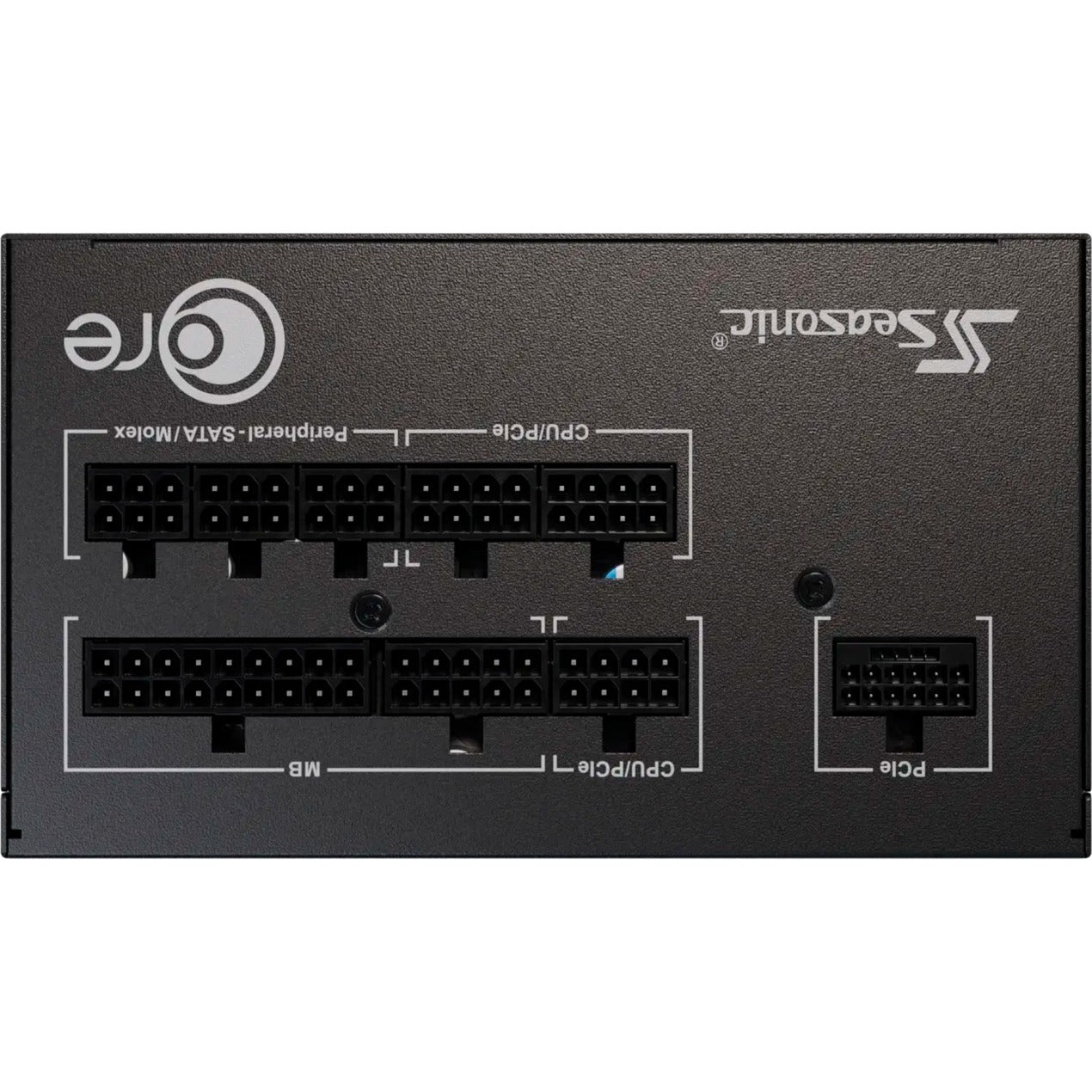 Seasonic core gx-650-v2 modulaire 650 watt voeding (zwart, 1x 12v-2x6, 2x pcie)