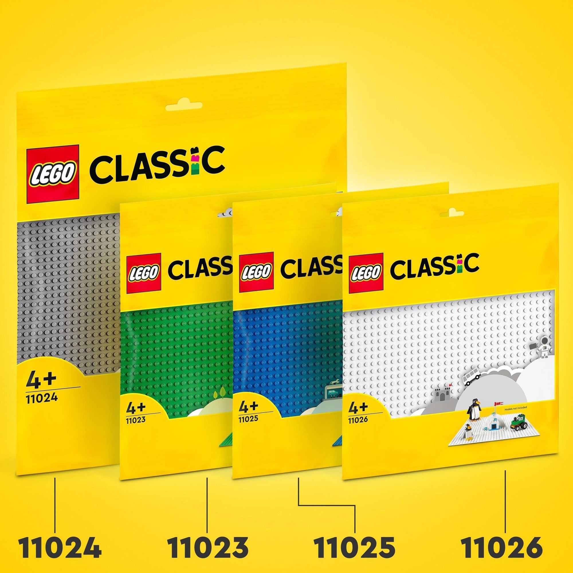 Lego classic 11024 grijze bouwplaat