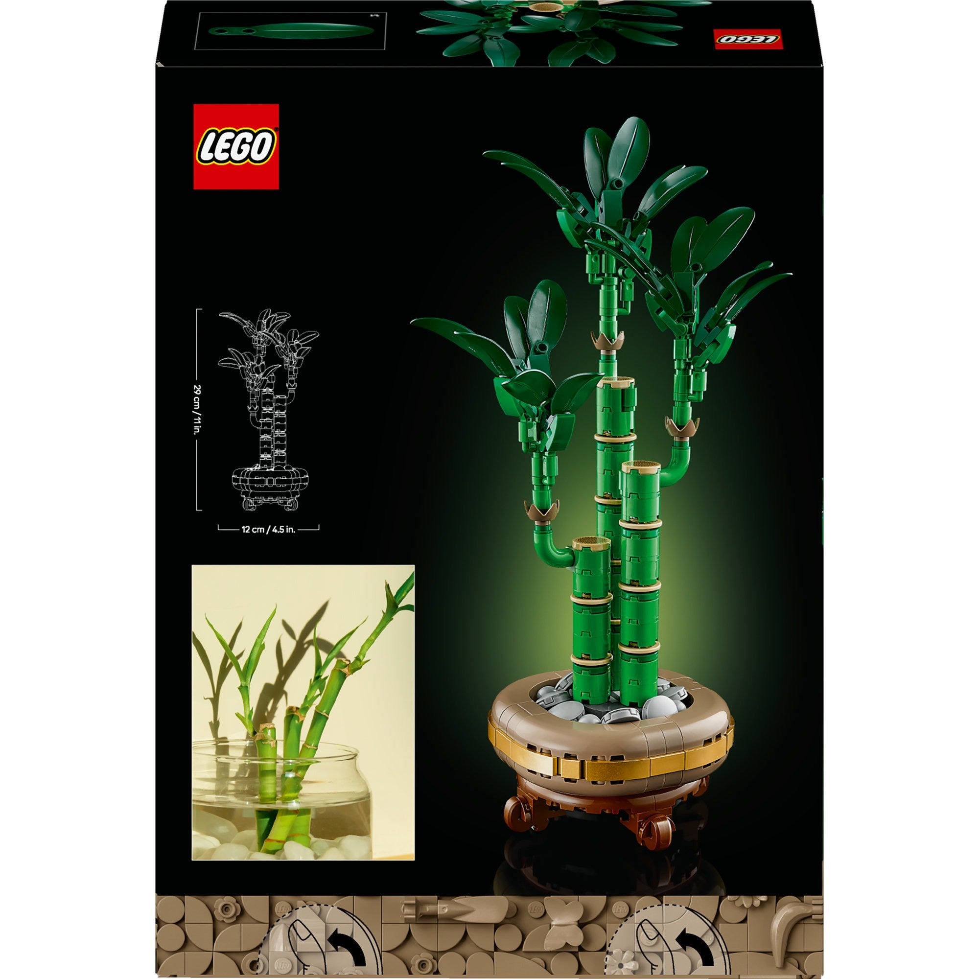 Lego ® botanicals bamboe - plantendecoratie - 10344