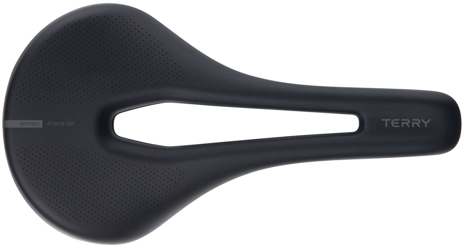Terry zadel Butterfly Arteria gel dames zwart