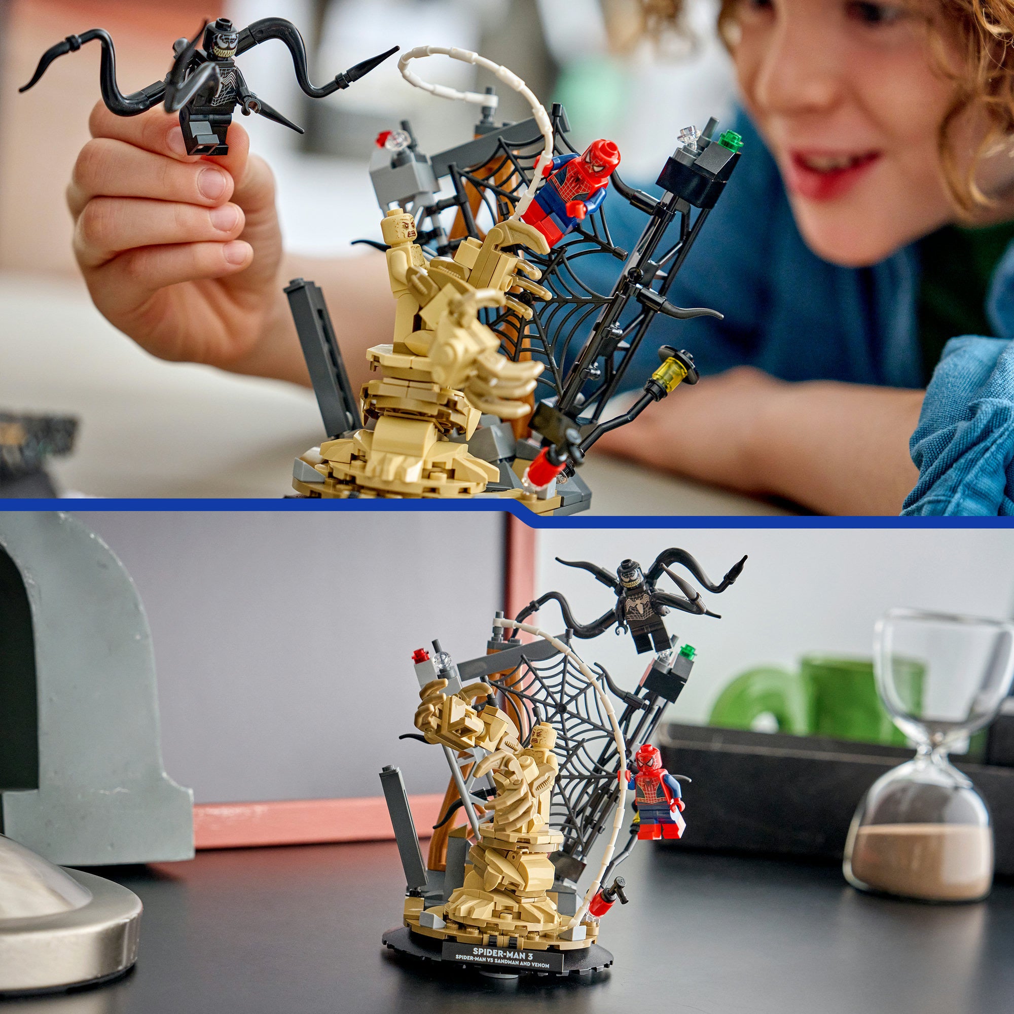 Lego super heroes 76334 marvel ultieme strijd: spider-man vs. sandman