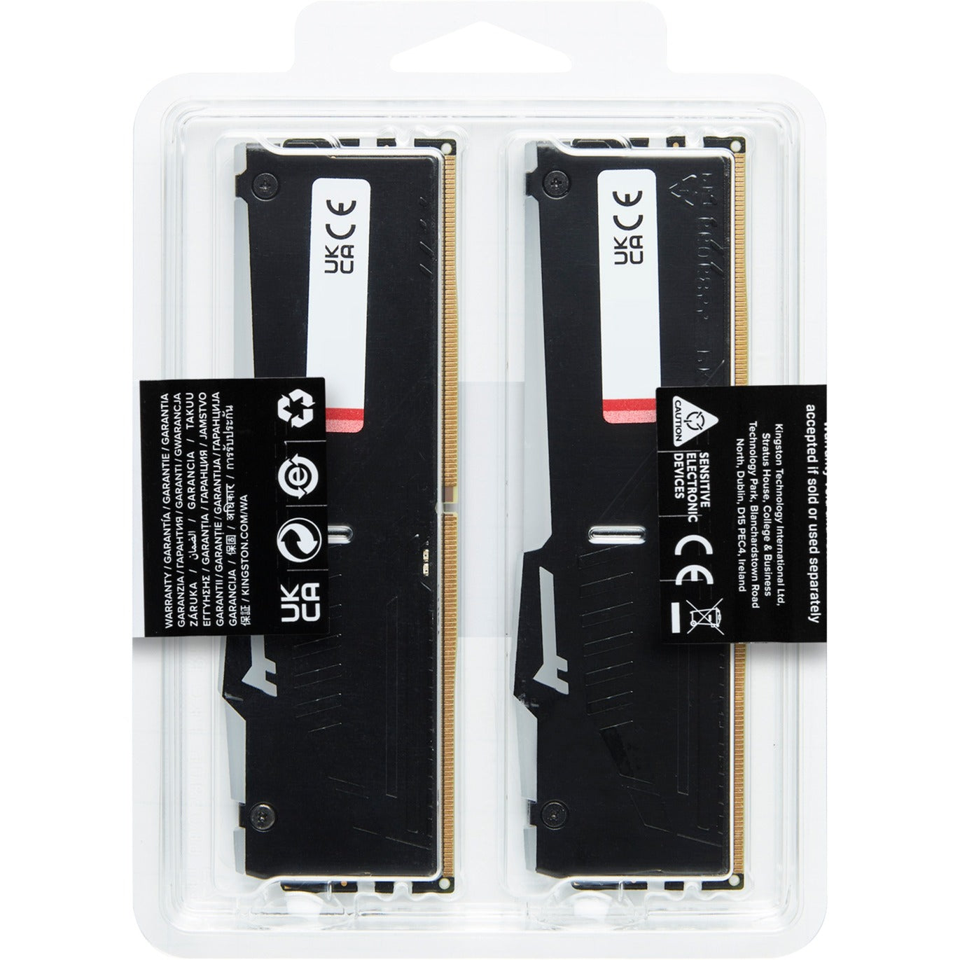 Kingston fury 32 gb ddr5-5600 (2x 16 gb) kit werkgeheugen (zwart, kf556c36bbeak2-32, beast rgb, xmp, expo)