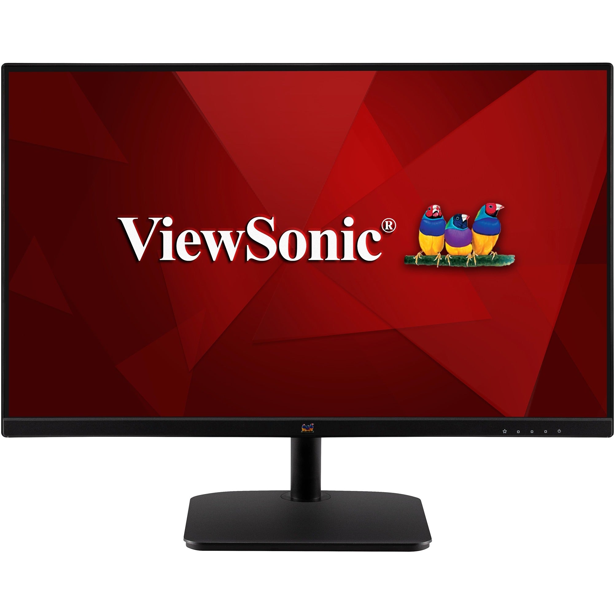 Viewsonic va2432-mhd 23.8 monitor (zwart (mat), 1x hdmi, 1x displayport, sound)