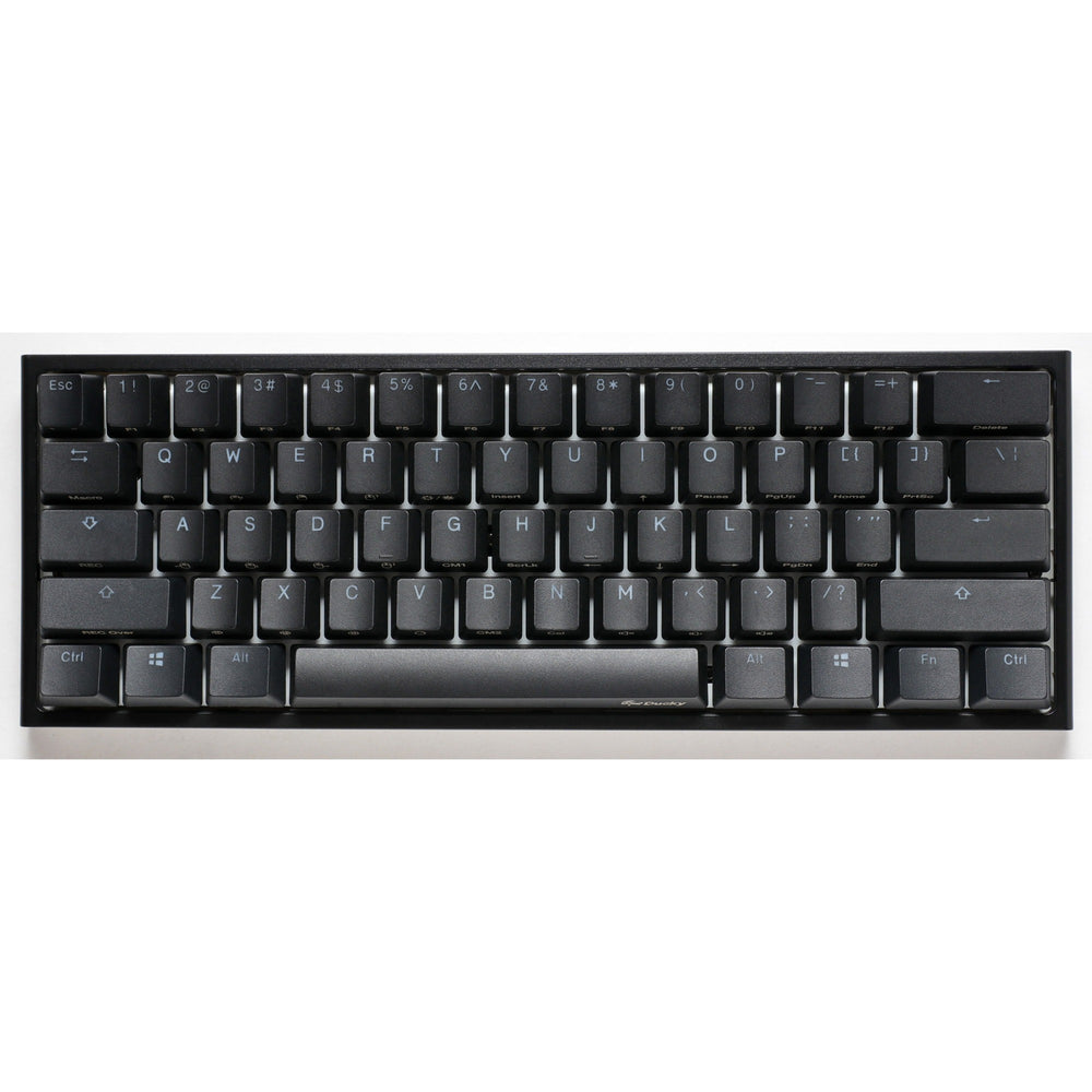 Ducky one 2 pro mini classic rgb mechanisch gaming toetsenbord (zwart, us lay-out (qwerty), cherry mx silent red, 60%, rgb led, double-shot pbt, quack mechanics)