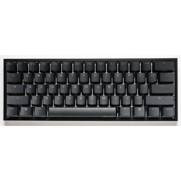 Ducky one 2 pro mini classic rgb mechanisch gaming toetsenbord (zwart, us lay-out (qwerty), cherry mx silent red, 60%, rgb led, double-shot pbt, quack mechanics)