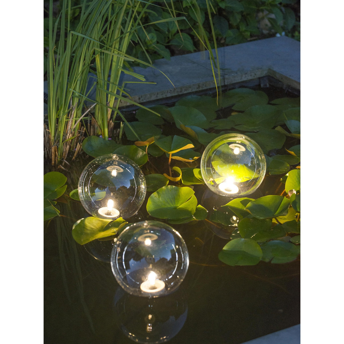 Ubbink Multibright Float Floating LED Light Sphere (transparent, 3 pieces)