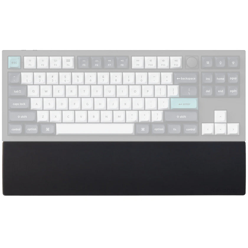 Keychron silicone palm rest voor q3 q3 max q3 he v3 v3 max c3 pro polssteun (zwart)