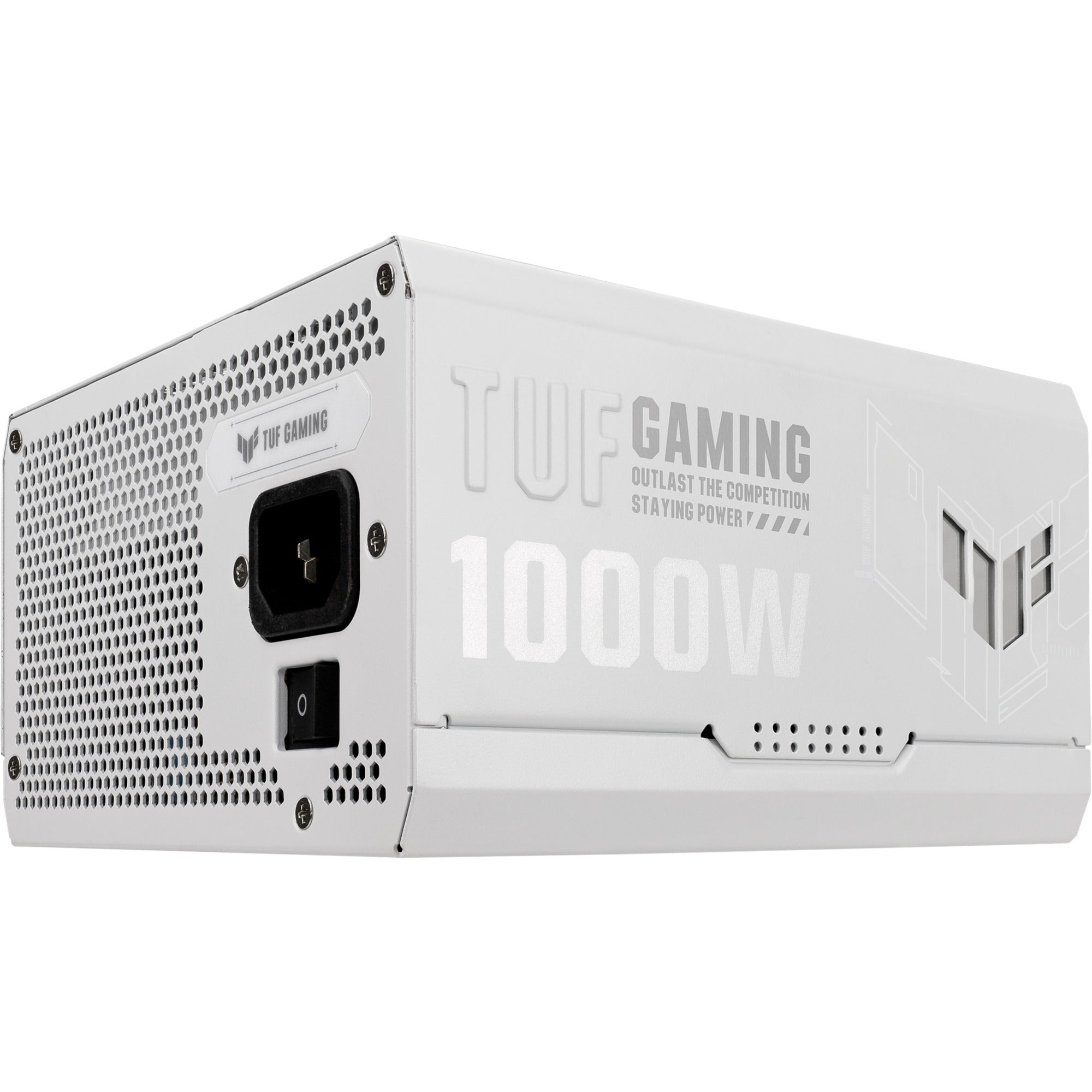 Asus tuf gaming gold white edition modulaire 1000 watt voeding (wit, 1x 12v-2x6, 4x pcie)