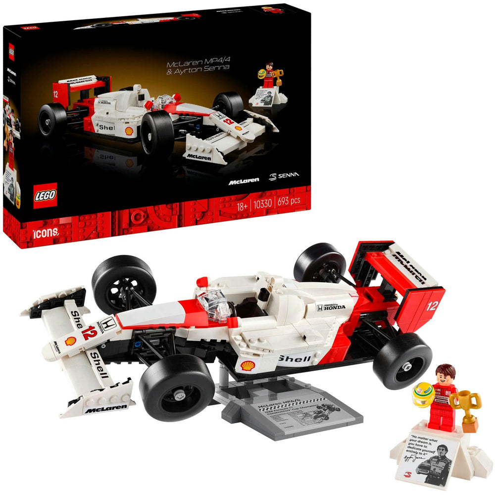 Lego iconen 10330 mclaren mp4 4 en ayrton senna