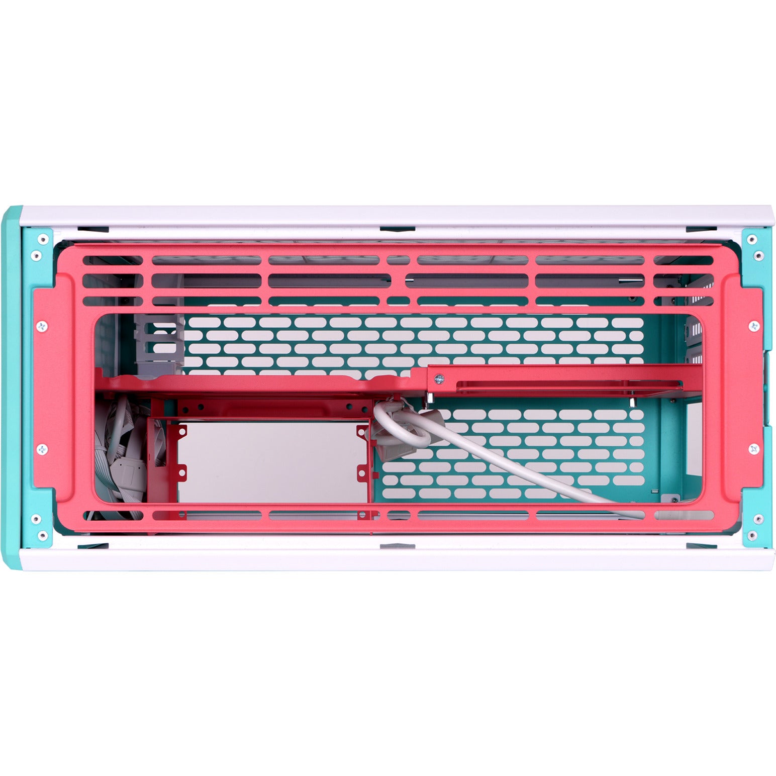 Thermaltake tr100 mint strawberry mini tower behuizing (mint bes | 2x usb-a | 1x usb-c)